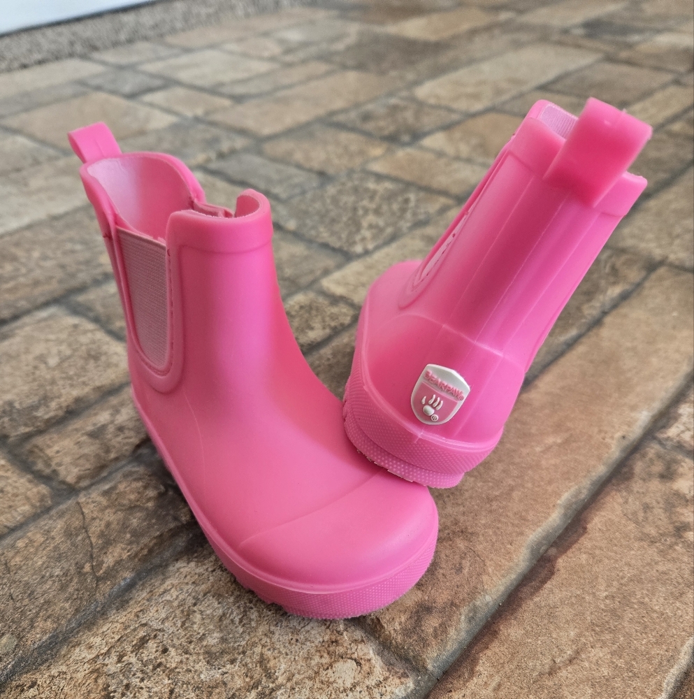 Pink Ankle Rain Boots